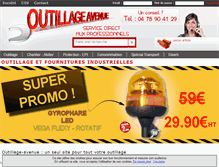 Tablet Screenshot of outillage-avenue.com